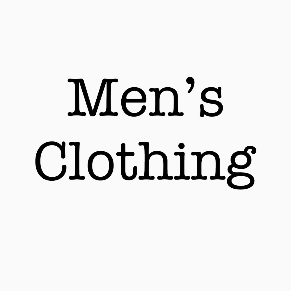 Men’s jeans, slacks and tees